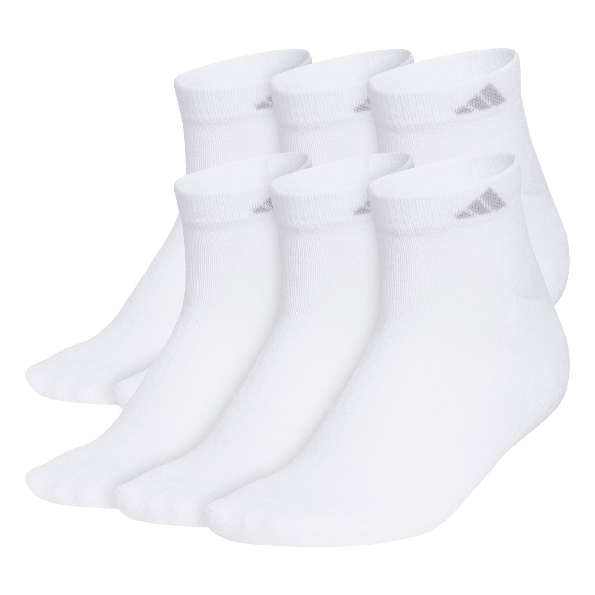 adidas Women's Classic Cushioned 6-Pack Low Cut Sock-1