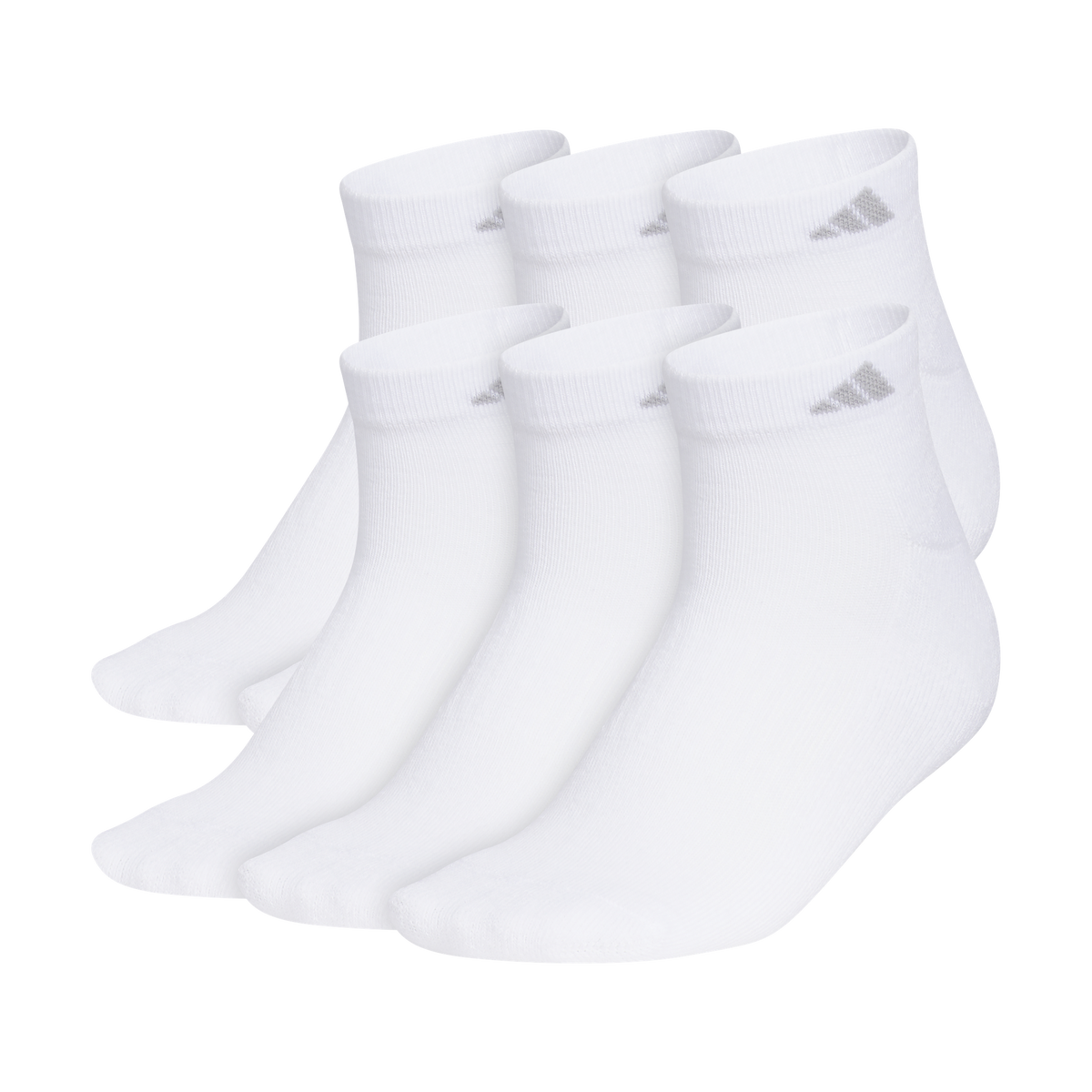 adidas Women's Classic Cushioned 6-Pack Low Cut Sock-1