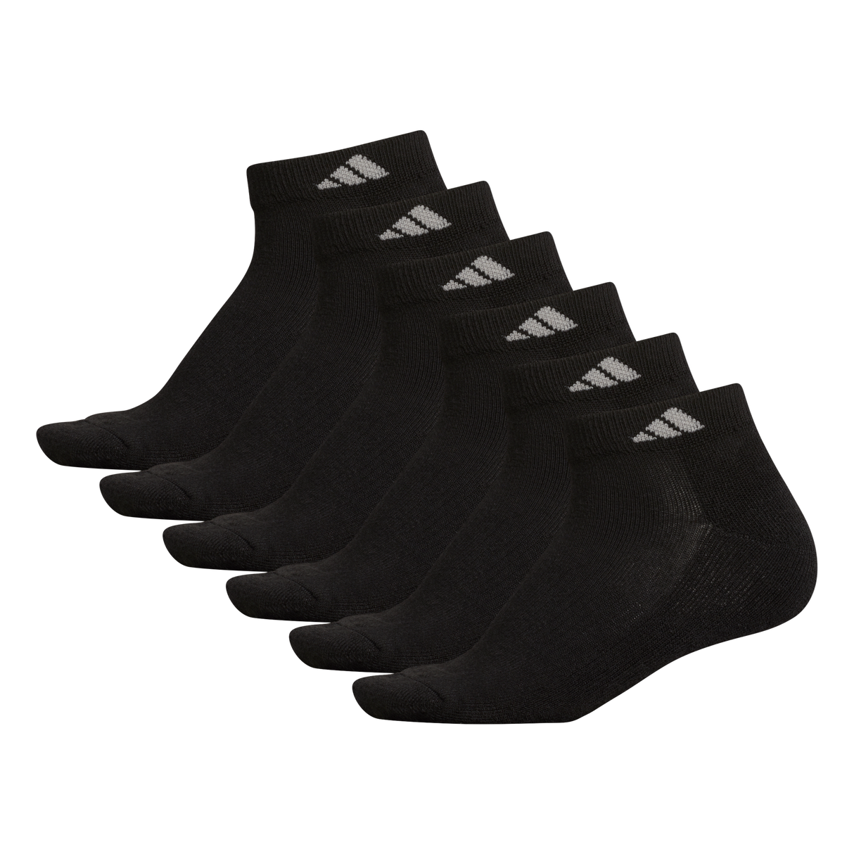 adidas Women's Athletic Cushioned 6-Pack Low Cut Sock-8