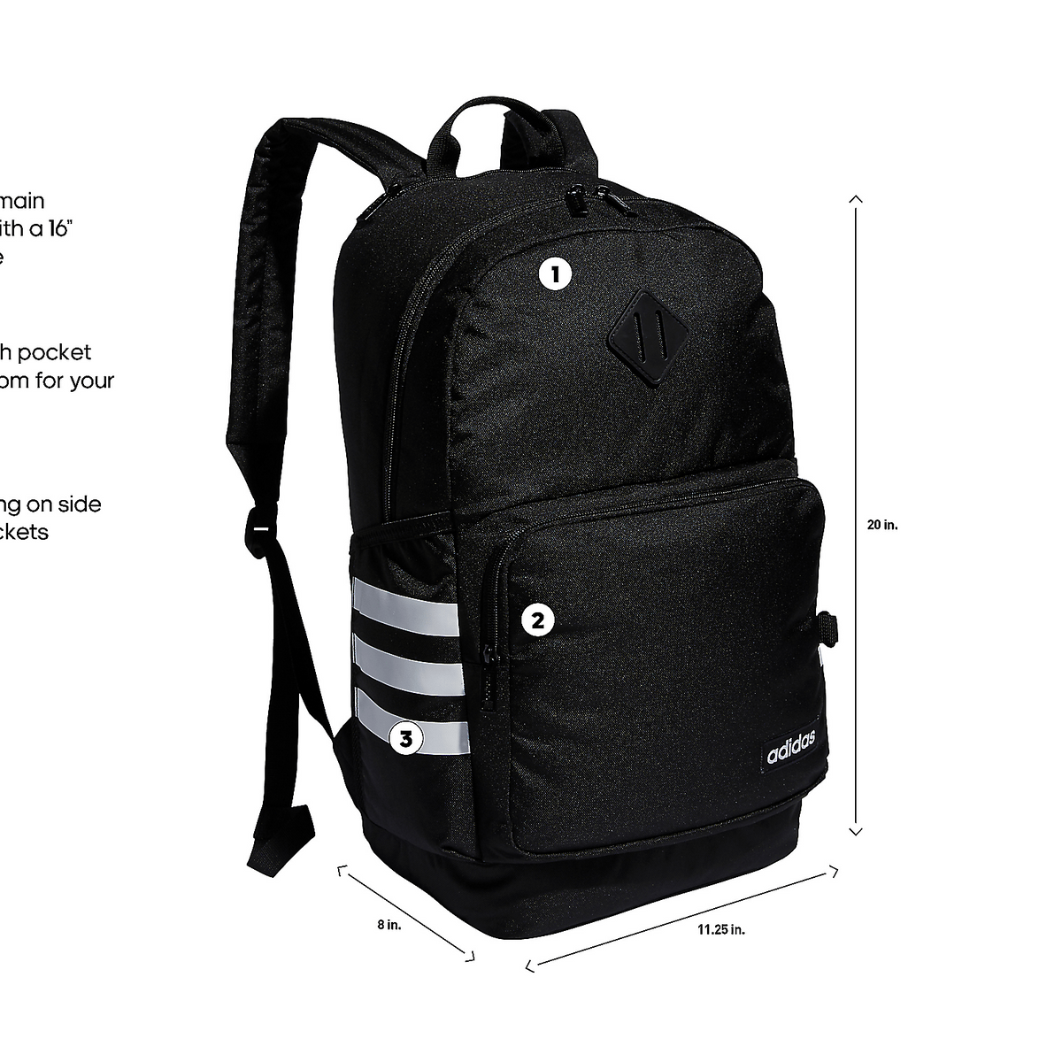 adidas Classic 3S 4 Backpack-2