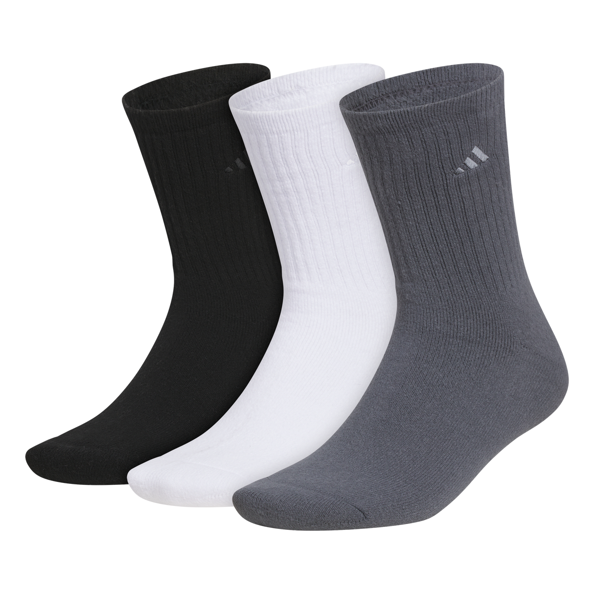adidas Men's Cushioned Comfort 3-Pack Crew Sock-1