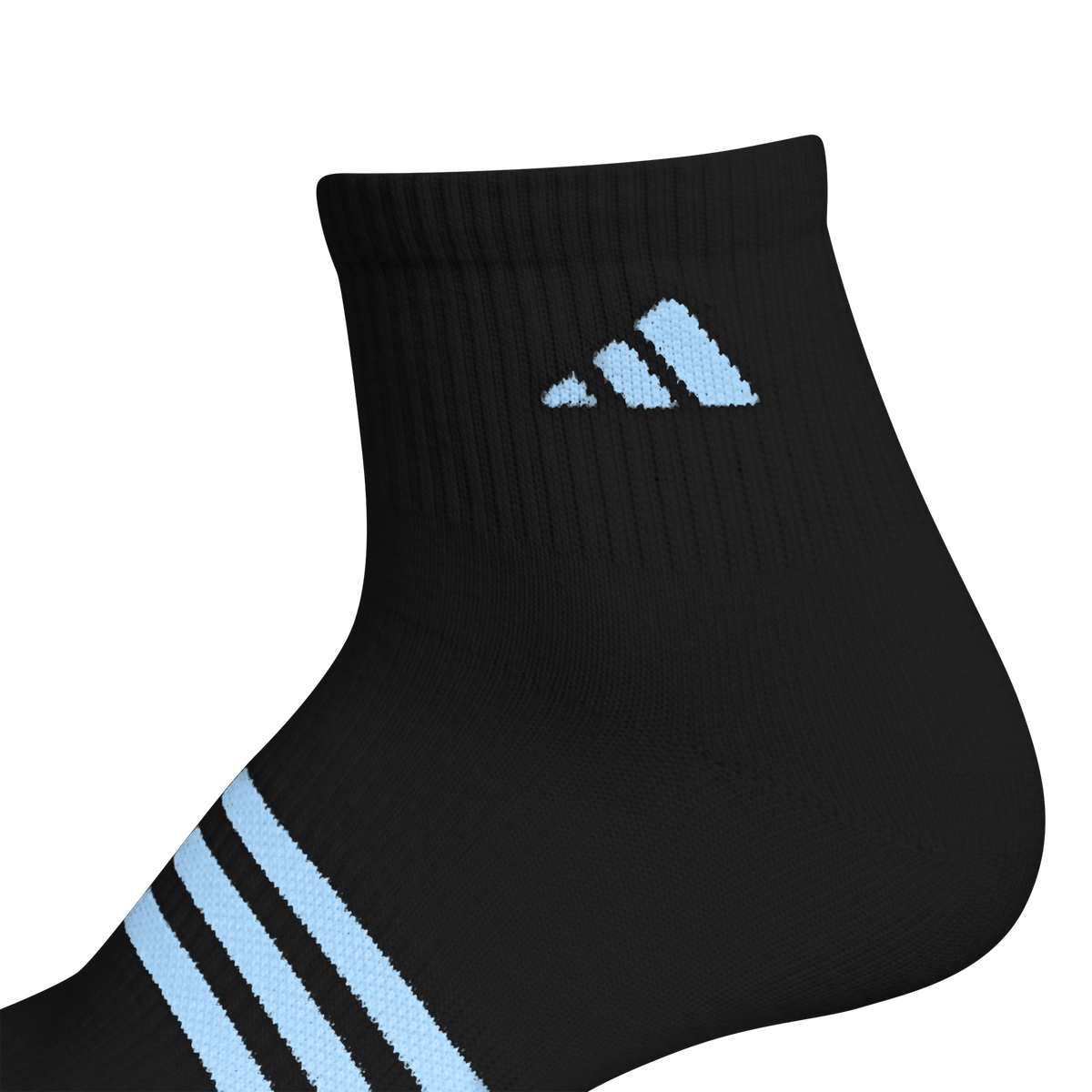 adidas Girl's Superlite 3.0 6-Pack Quarter Sock-3