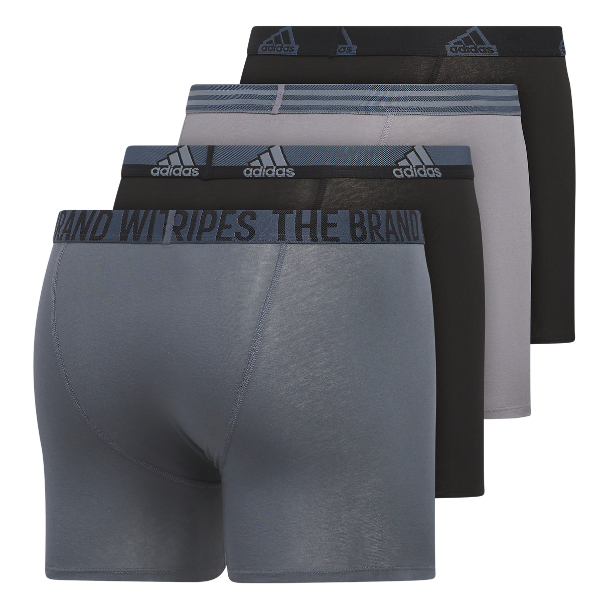 adidas Men's Stretch Cotton 4-Pack Trunk-5