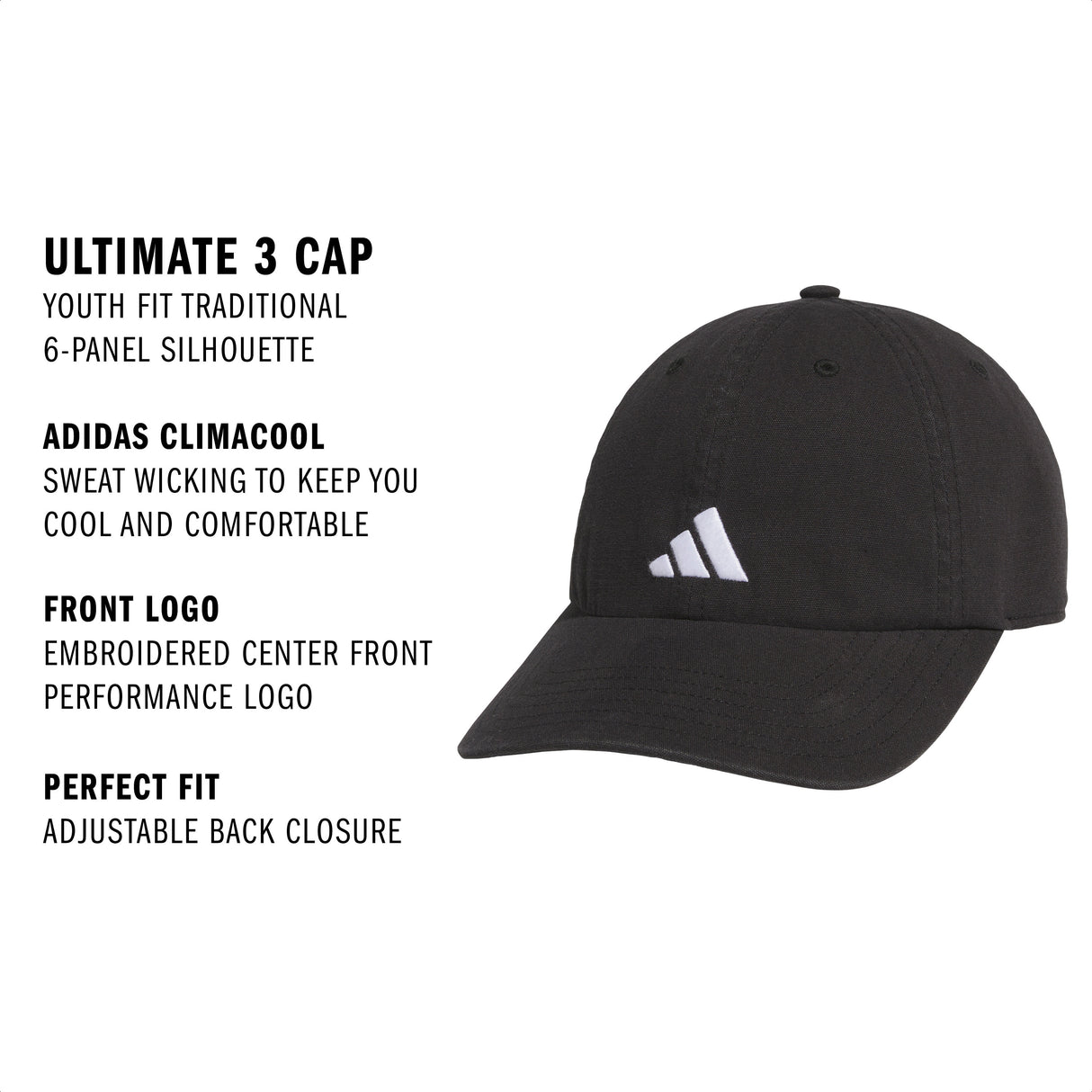 adidas Youth Ultimate 3 Cap-2