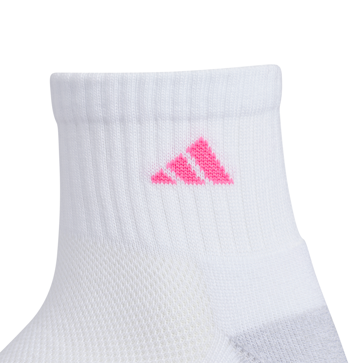 adidas Girl's Athletic Cushioned 6-Pack Quarter Sock-3