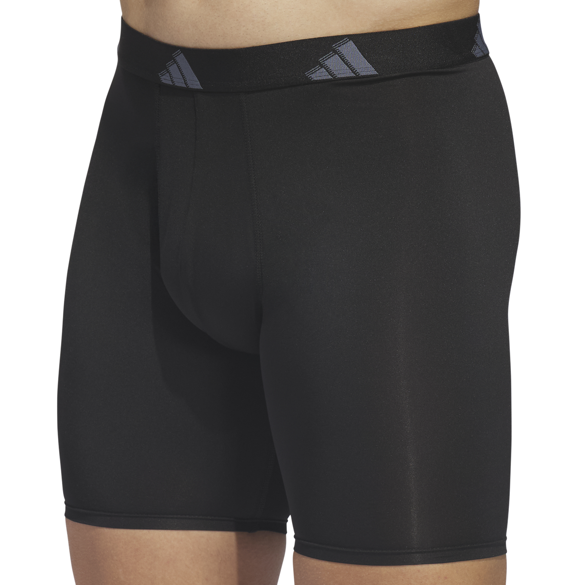 adidas Men's All Day Microfiber 3-Pack Long Boxer Brief-3
