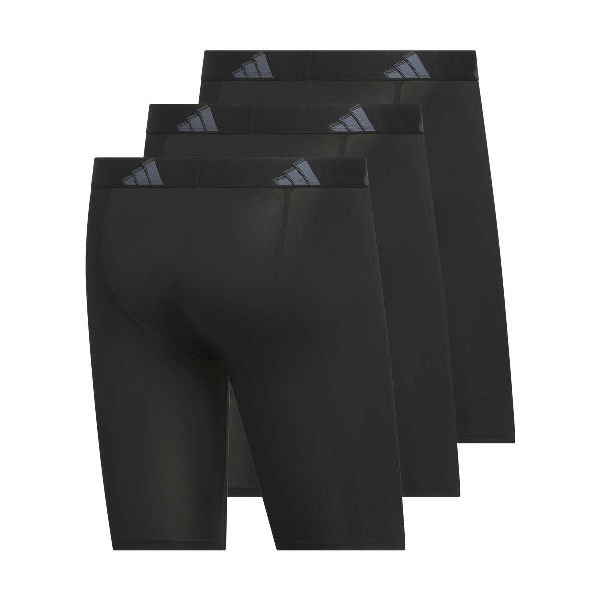 adidas Men's All Day Microfiber 3-Pack Long Boxer Brief-5