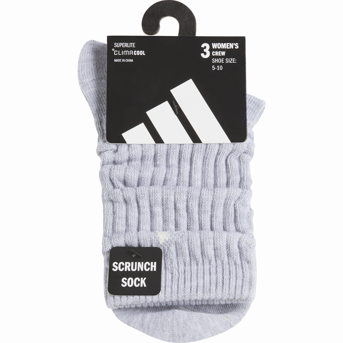 adidas Women's Athletic Scrunch 3-Pack Crew Sock-6