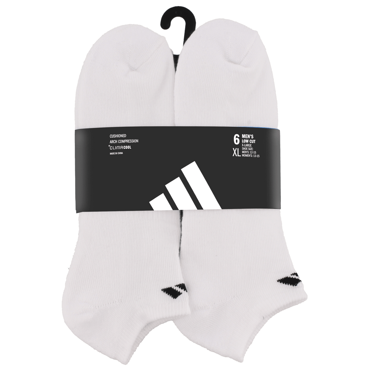 adidas Men's Athletic Cushioned 6-Pack No Show Sock-9