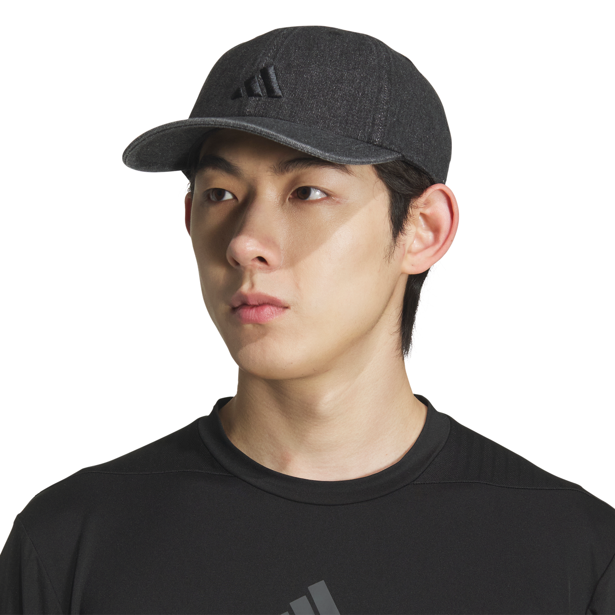 adidas Men's Denim Strapback Hat-1