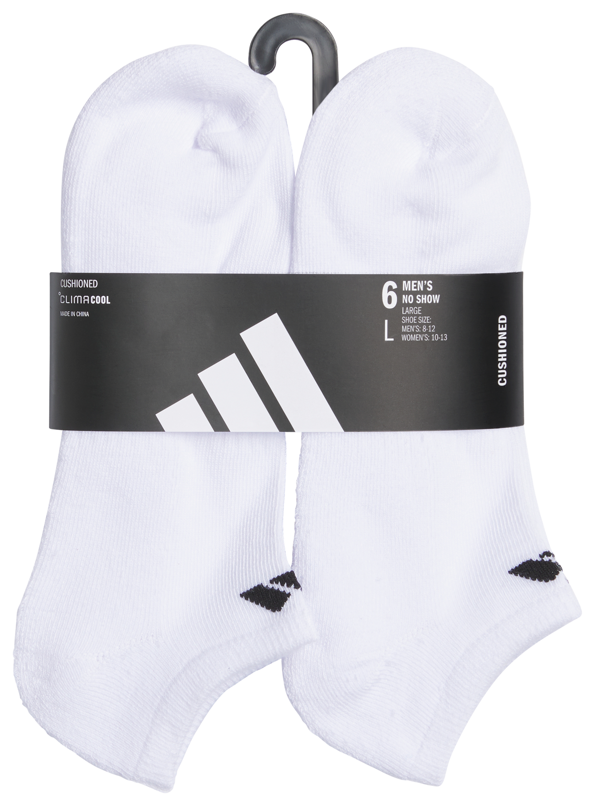 adidas Men's Classic Cushioned 6-Pack No Show Sock-5