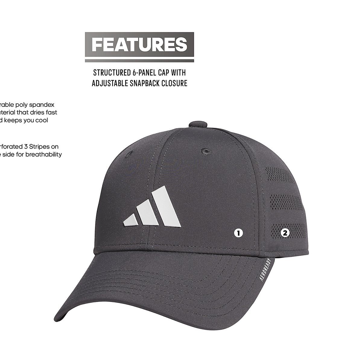 adidas Youth Gameday 2 Snapback-2