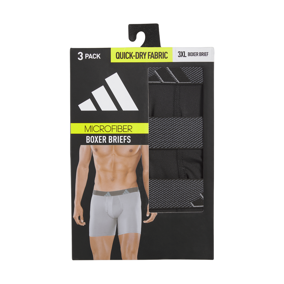 adidas Men's Microfiber Big & Tall 3-Pack Boxer Brief-4