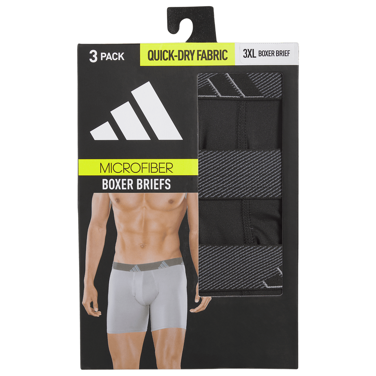 adidas Men's Microfiber Big & Tall 3-Pack Boxer Brief-4