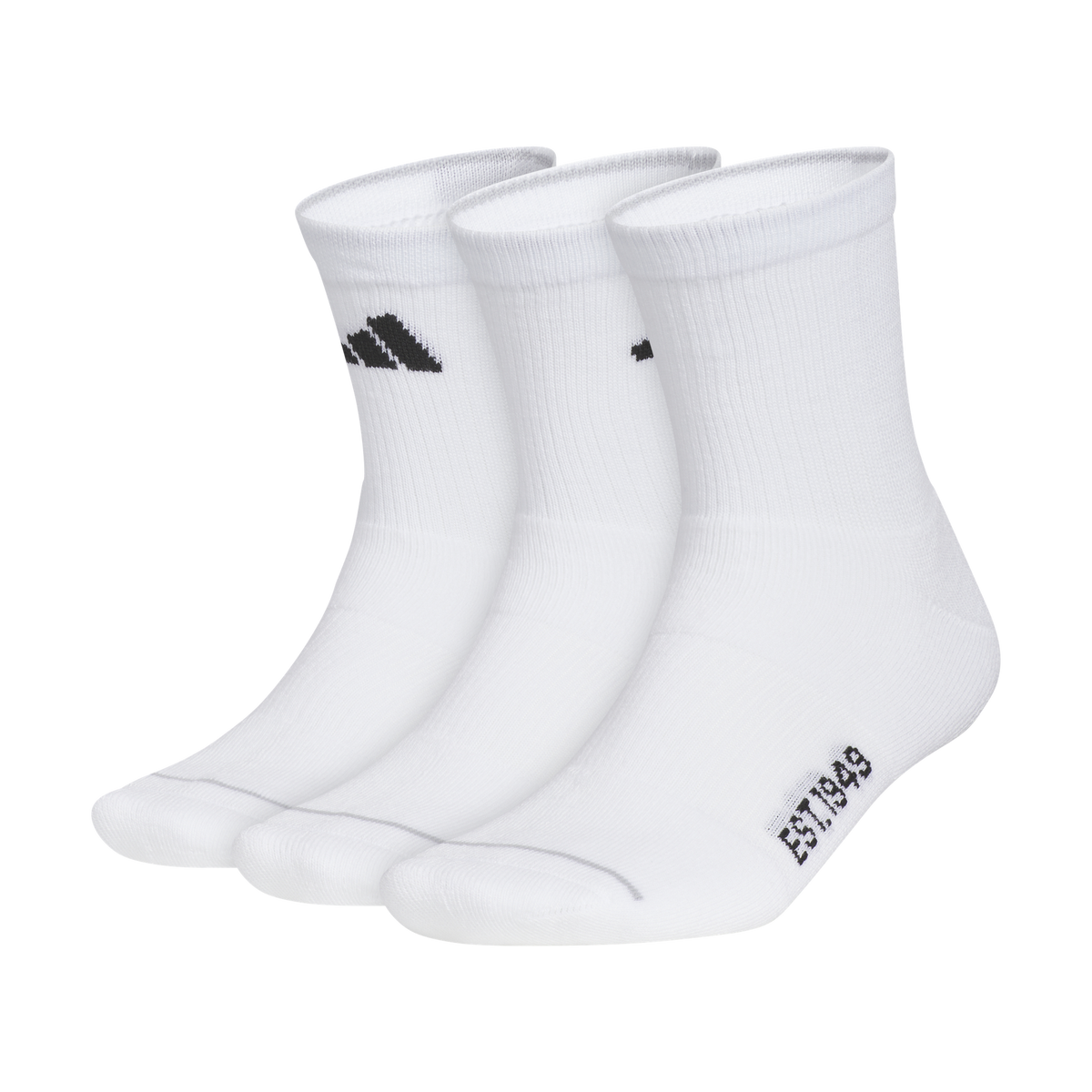 adidas Men's Cushioned Sport 4.0 3-Pack High Quarter Sock-1