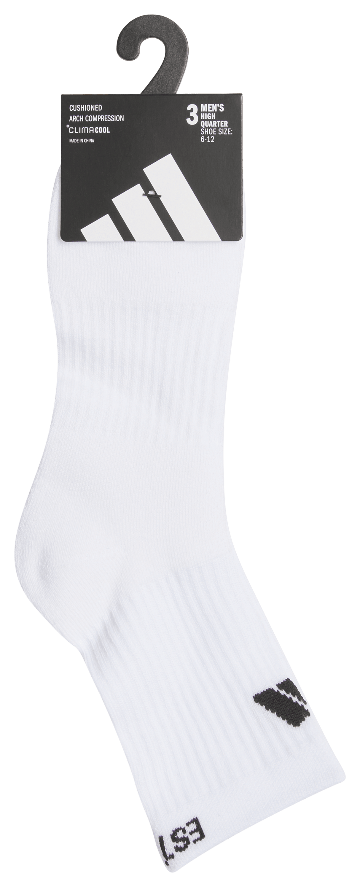 adidas Men's Cushioned Sport 4.0 3-Pack High Quarter Sock-6