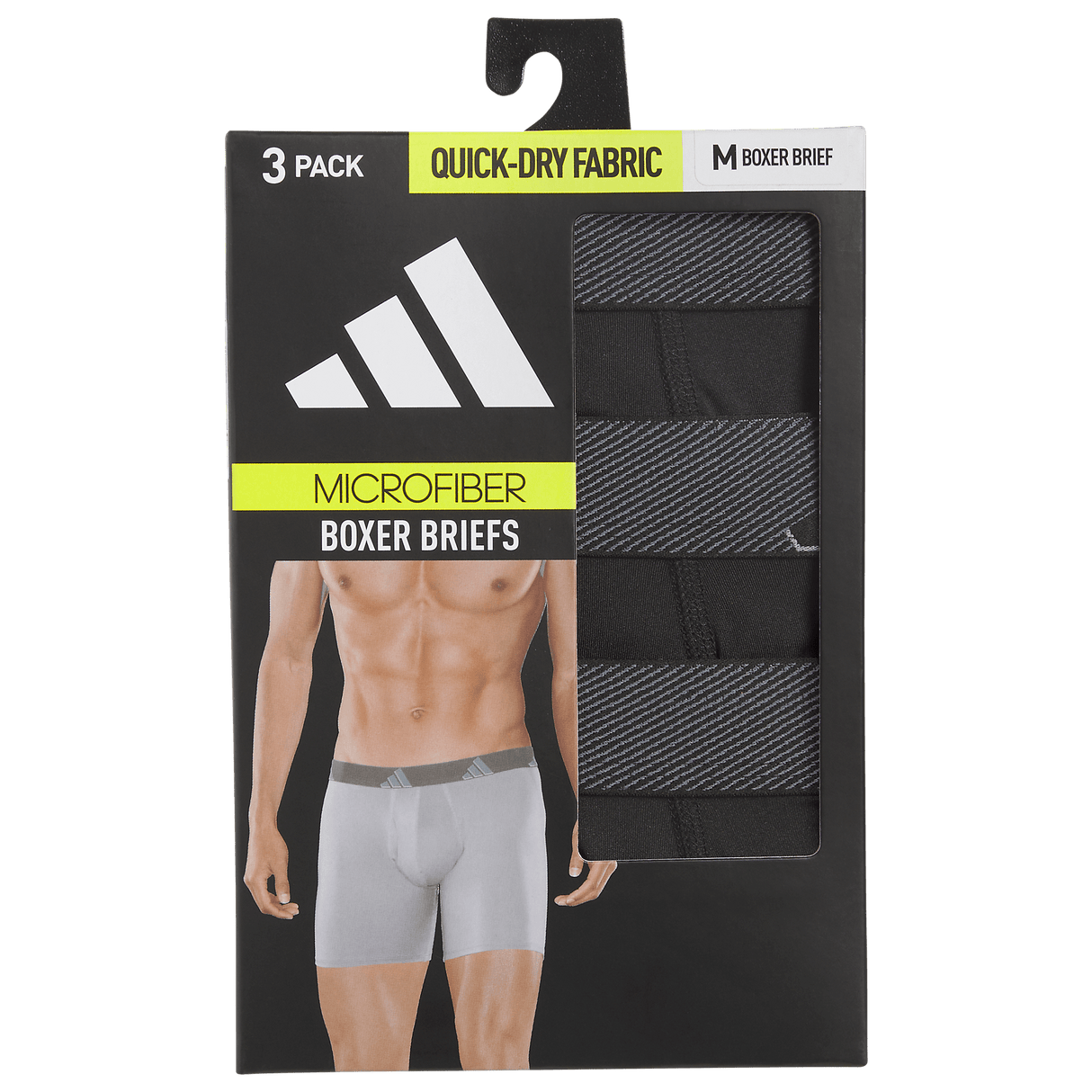 adidas Men's Microfiber 3-Pack Boxer Brief-8