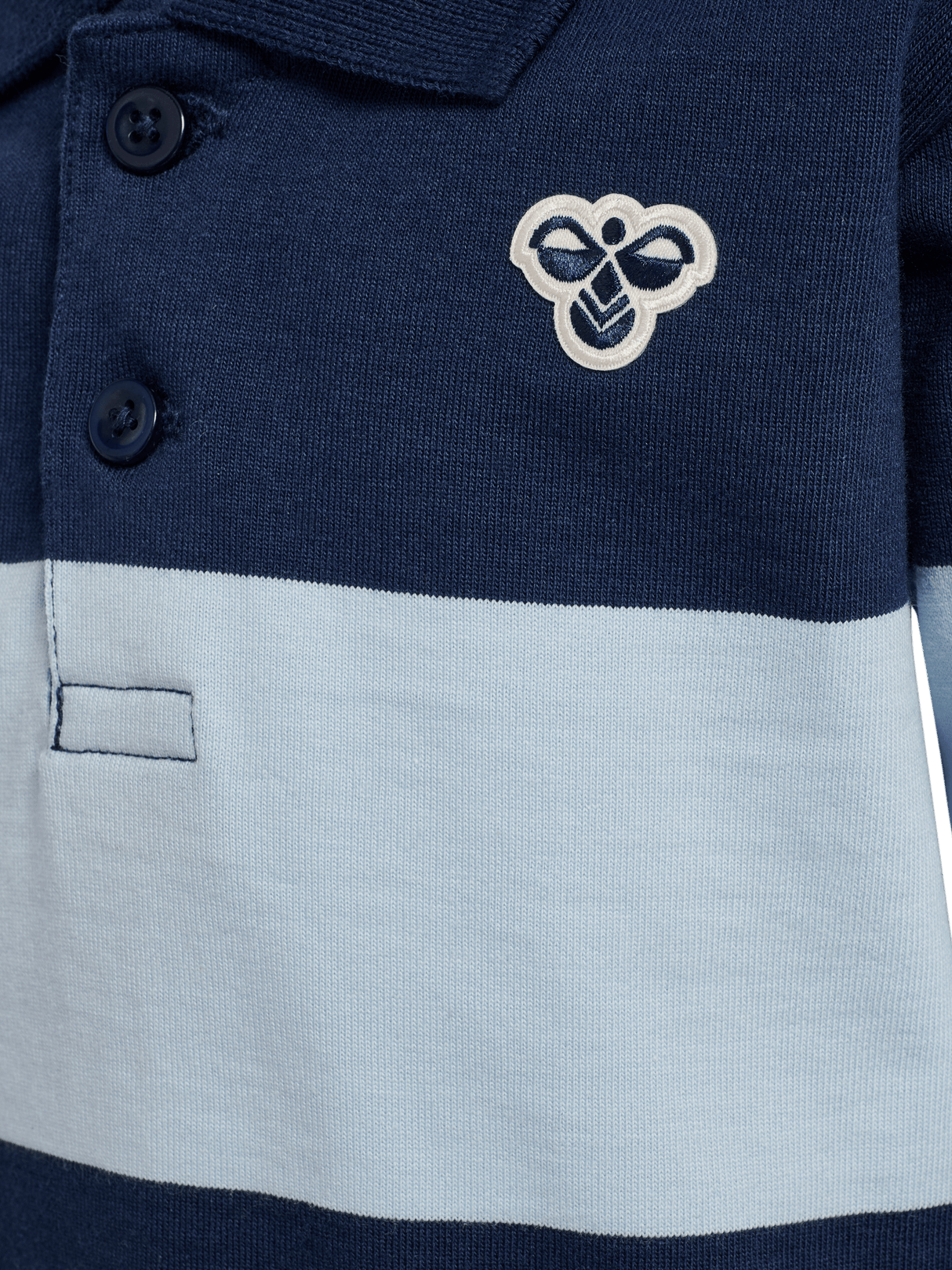 hummel Youth Mini Loose Stripe Polo Shirt-3
