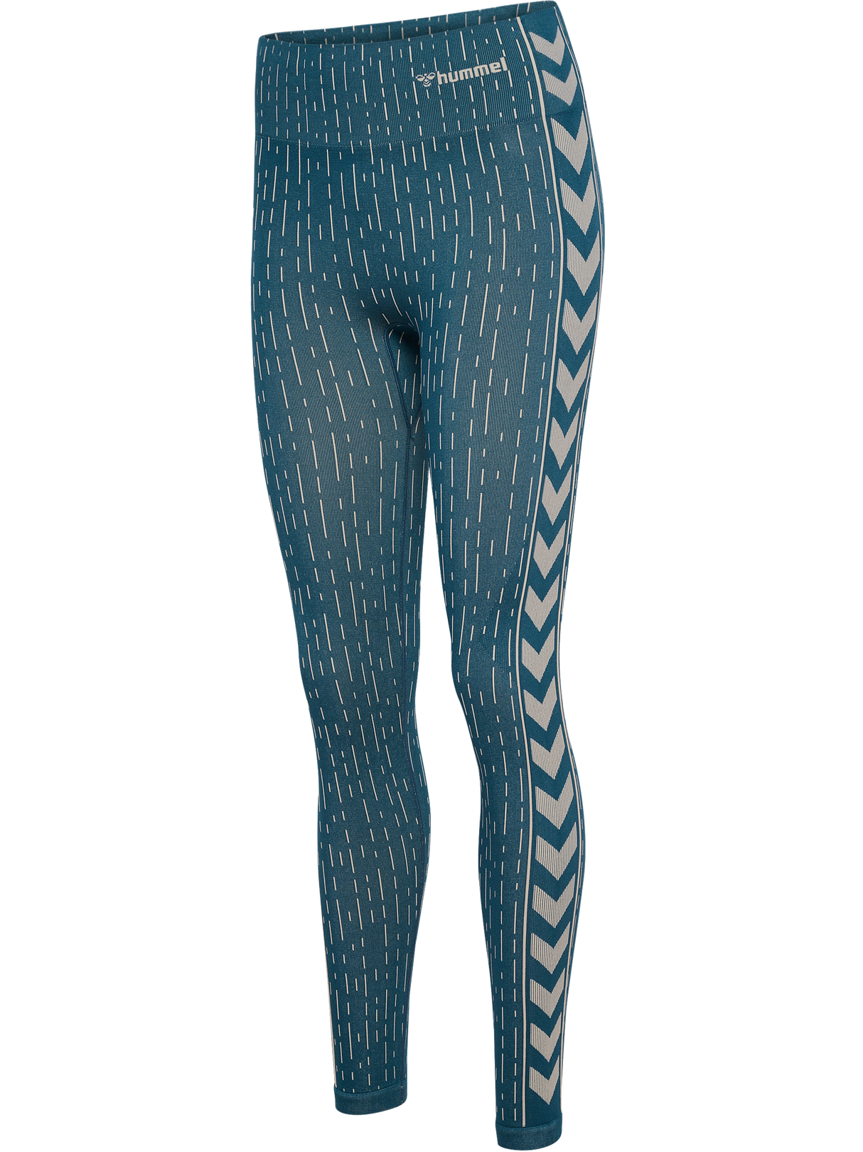 hummel Women's Mindful Training Drops Seamless Mid Waist Tights-1
