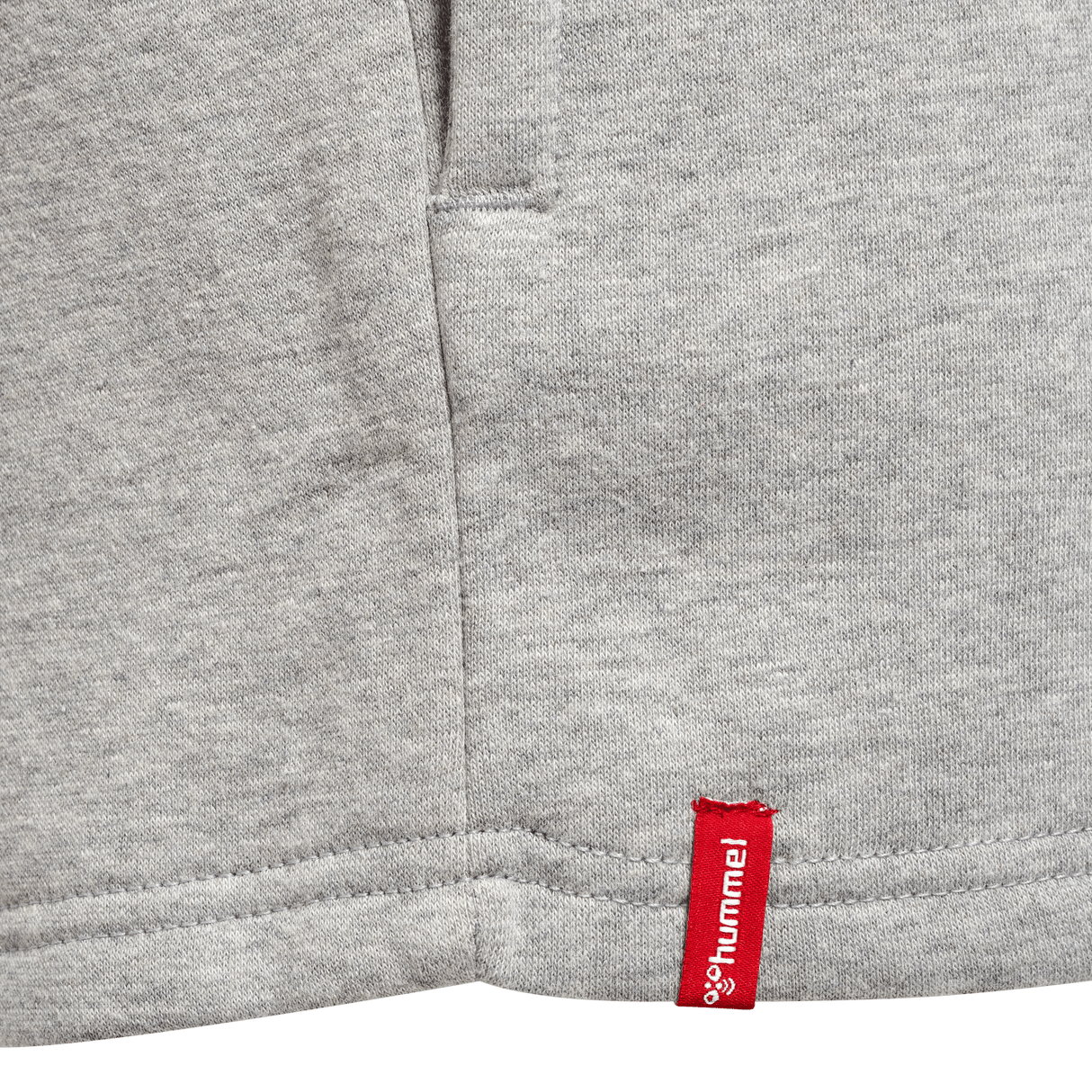 hummel Youth Red Basic Sweat Shorts-3