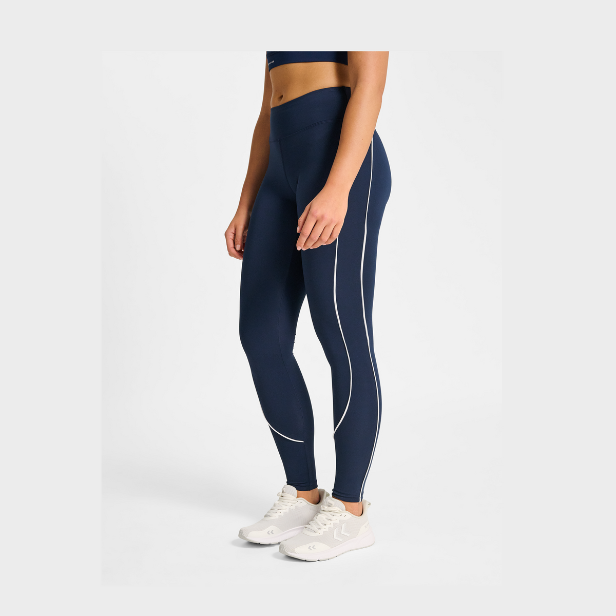 hummel Women's Pulse Piping Mid Waist Tights-6