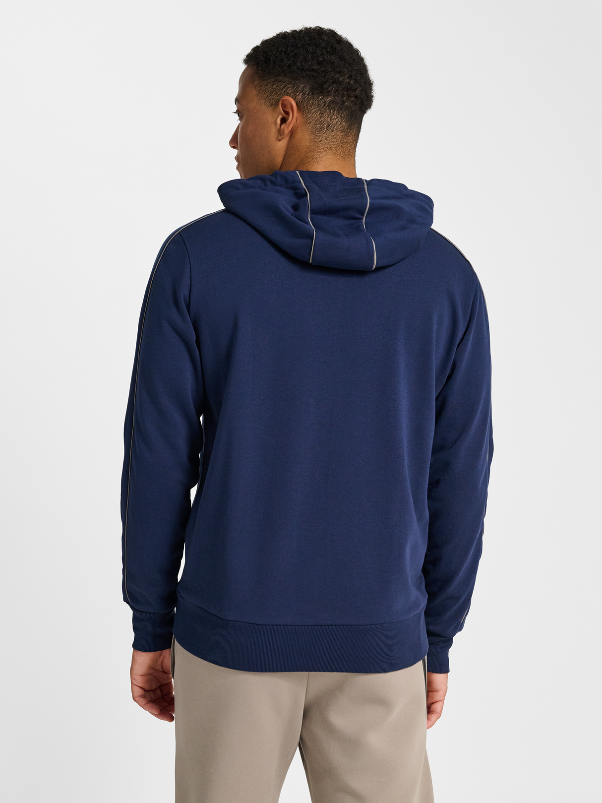 hummel Men's Pulse Piping Zip Hoodie-5