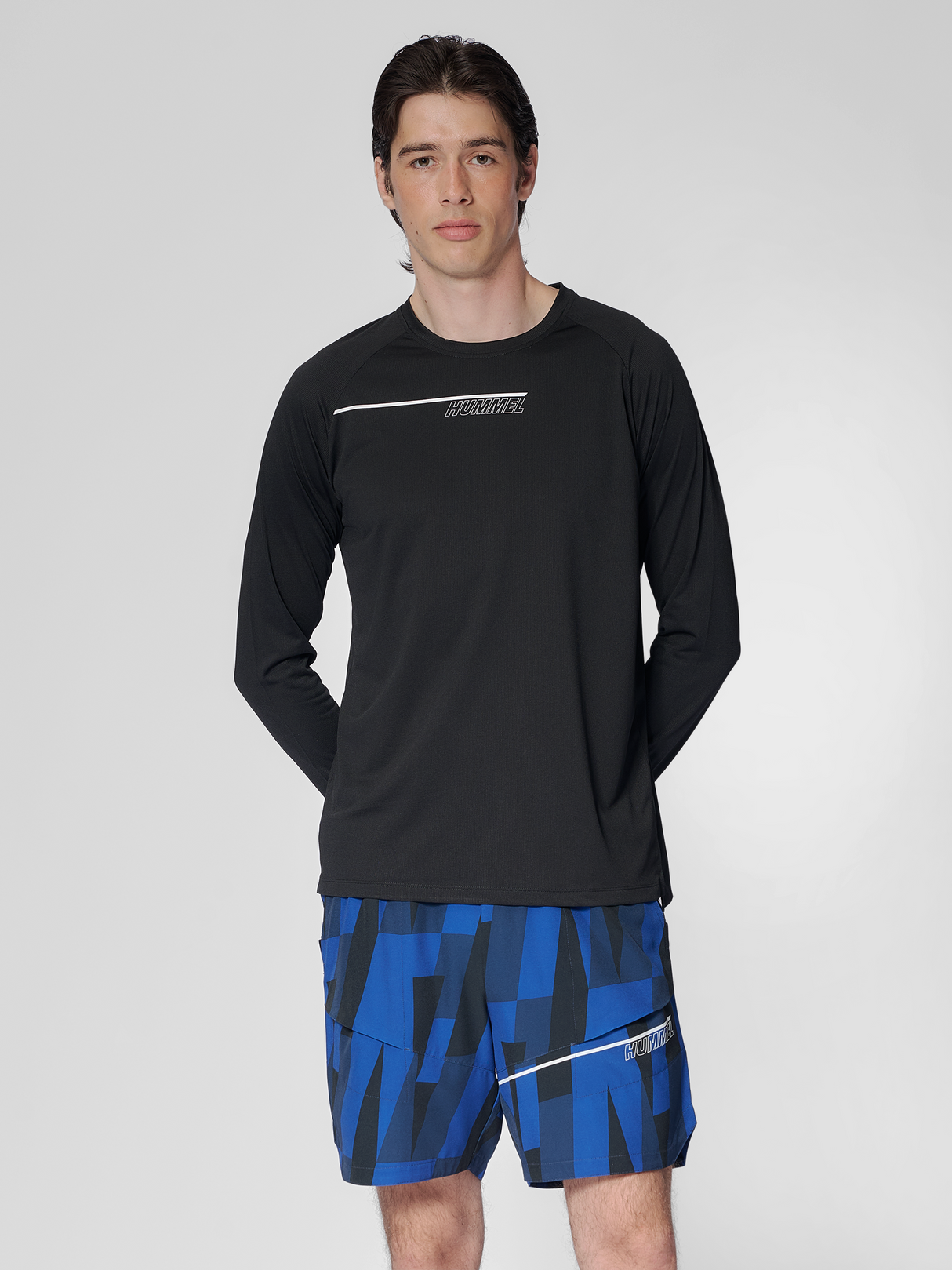 hummel Men's Court Light Weight Long Sleeve T-Shirt-6
