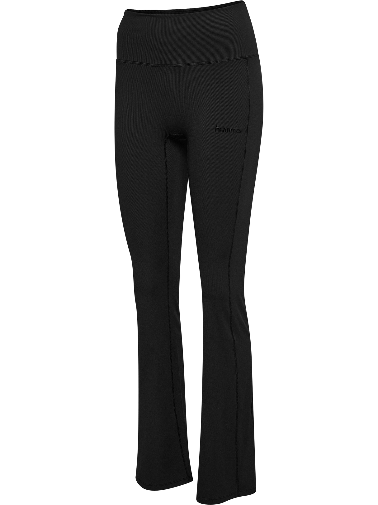 hummel Women's Prima Rib Straight Leg High Waist Tights-1