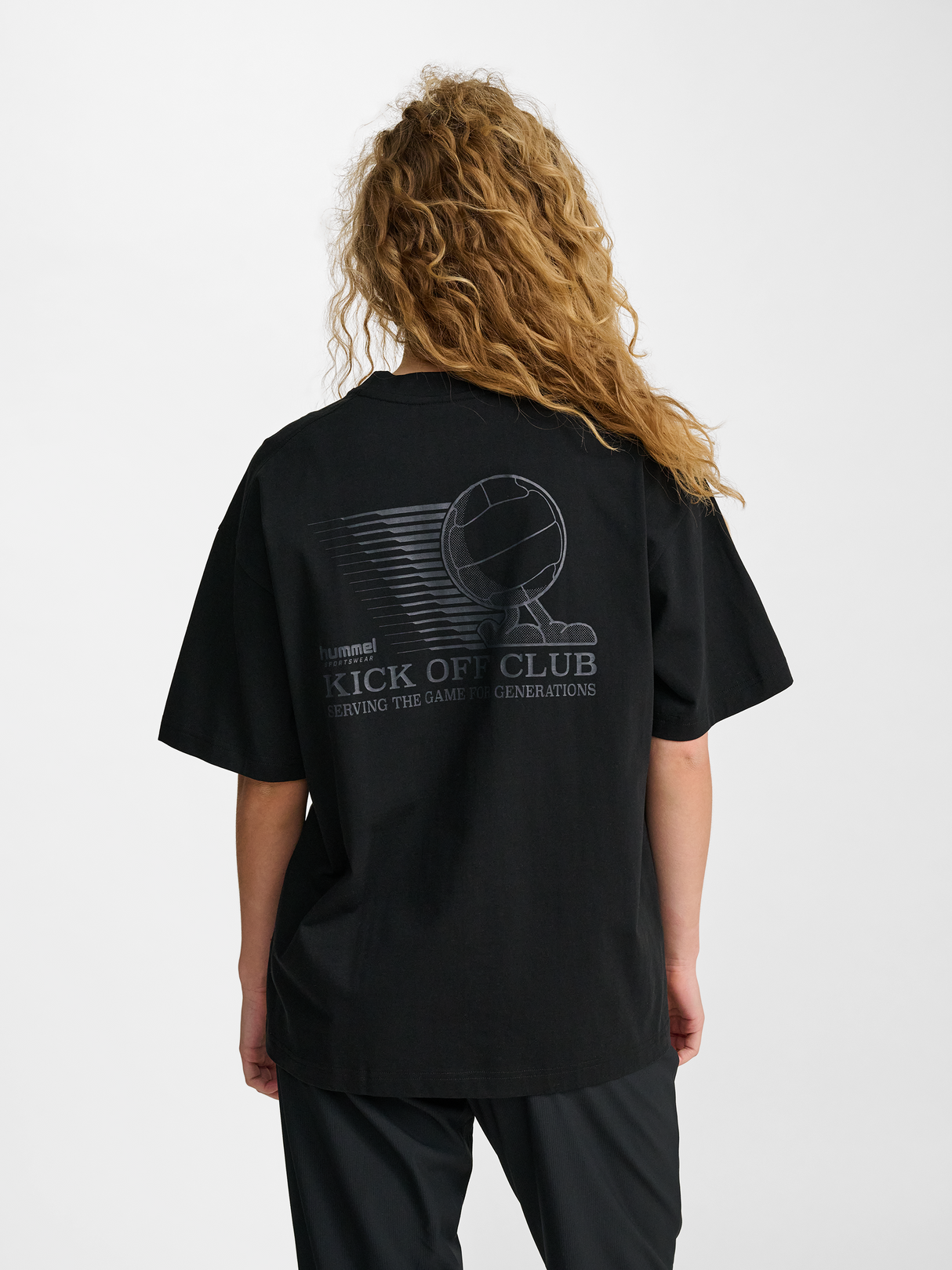 hummel Unisex Loose Short Sleeve T-Shirt Kick Off Club-4