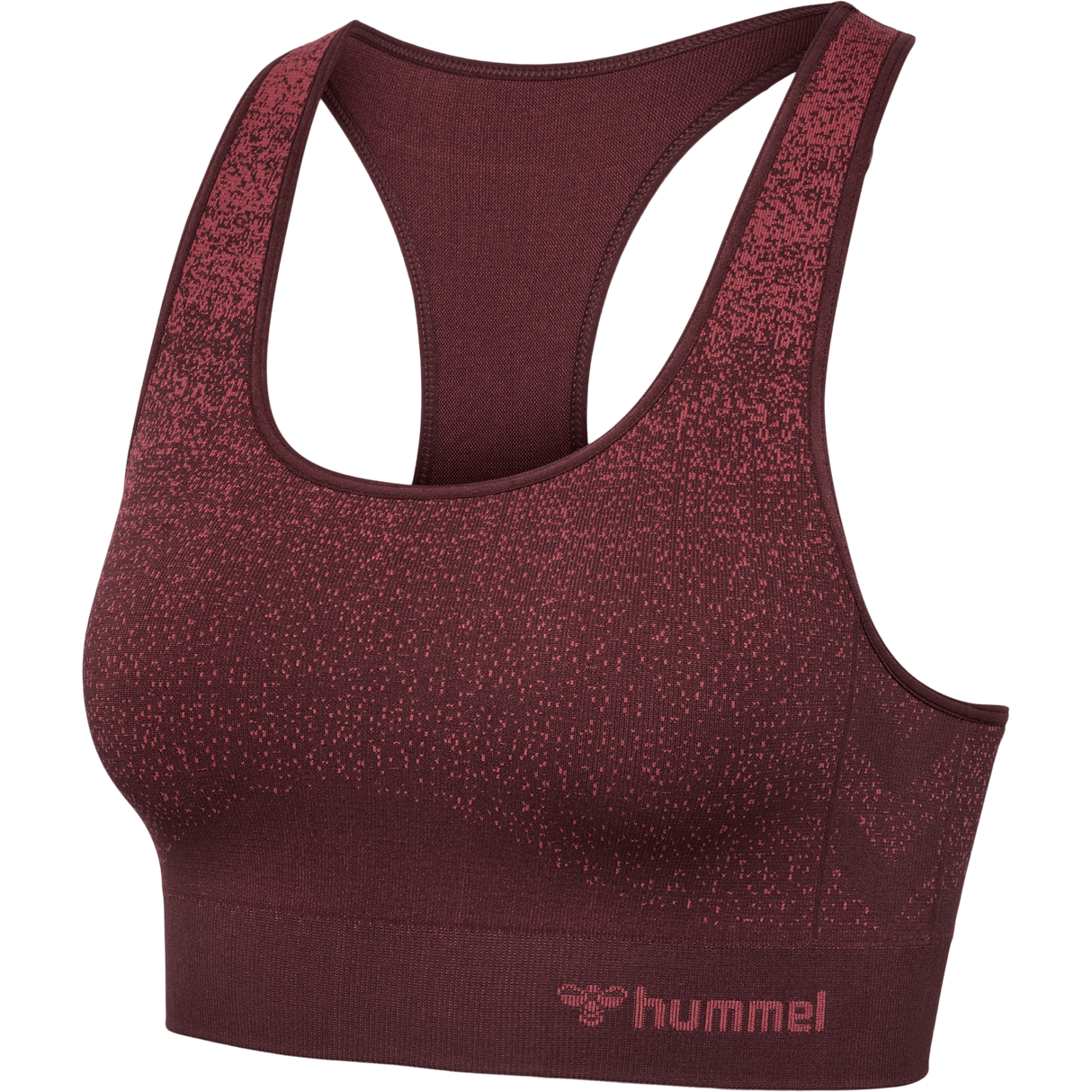 hummel Women's Mindful Training Fade Seamless Sports Top-1