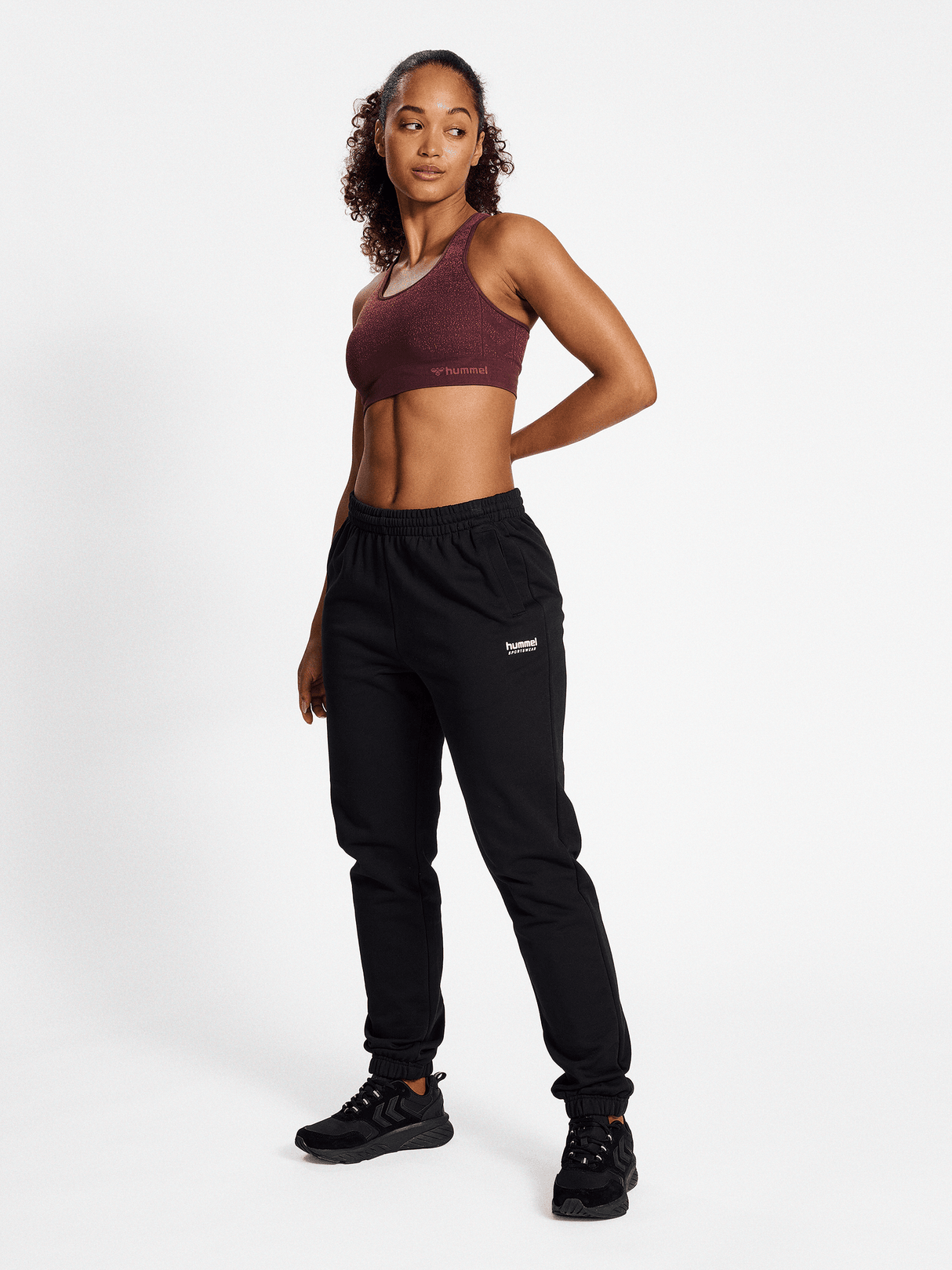 hummel Women's Mindful Training Fade Seamless Sports Top-4