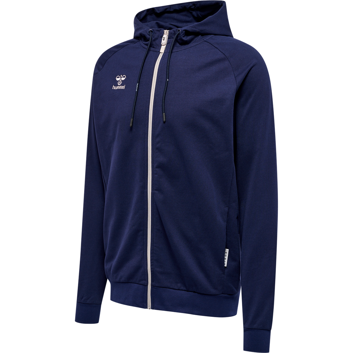hummel Men's Move Grid Cotton Zip Hoodie-1