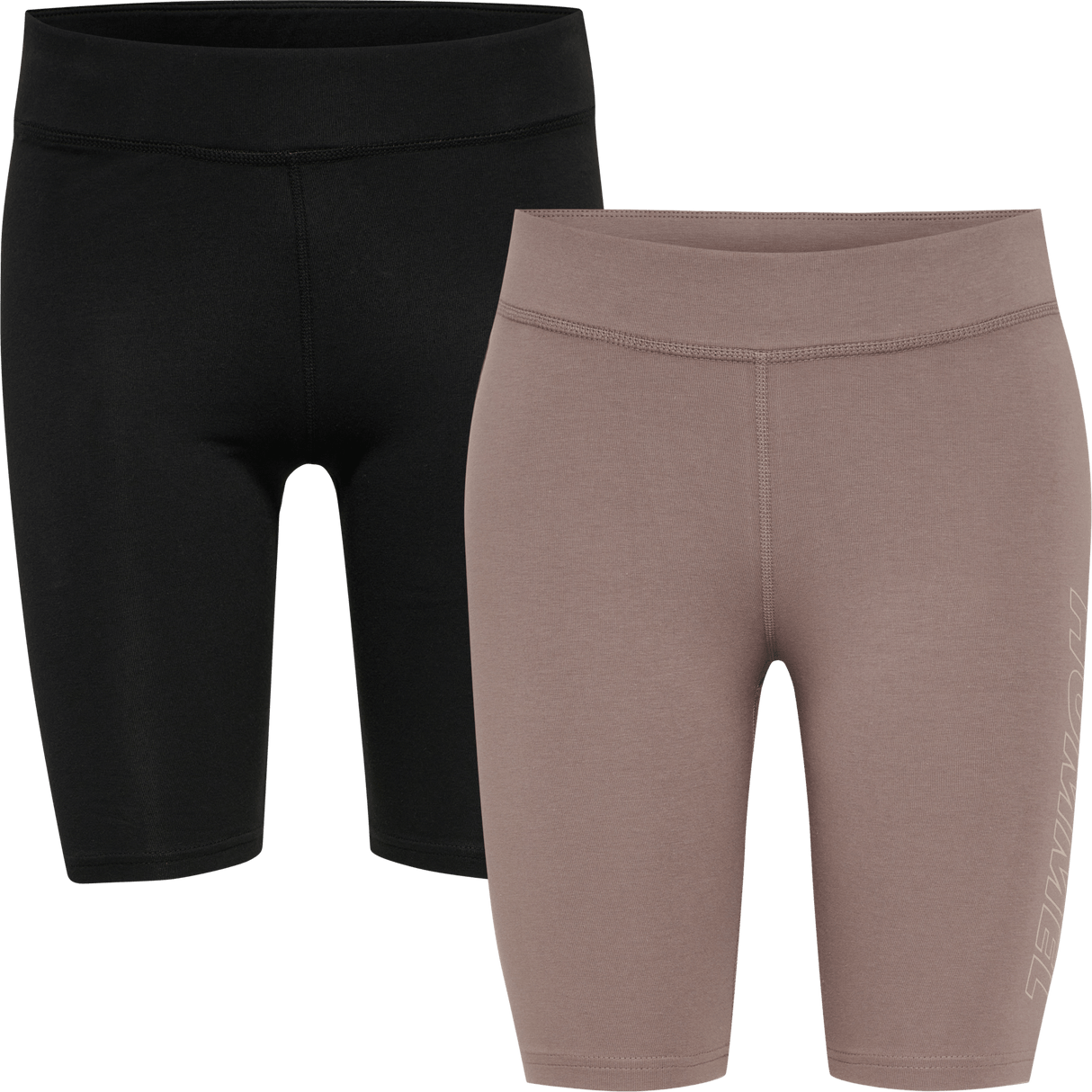 hummel Women's Training Essentials Maja 2-Pack Mid Waist Tight Shorts-1