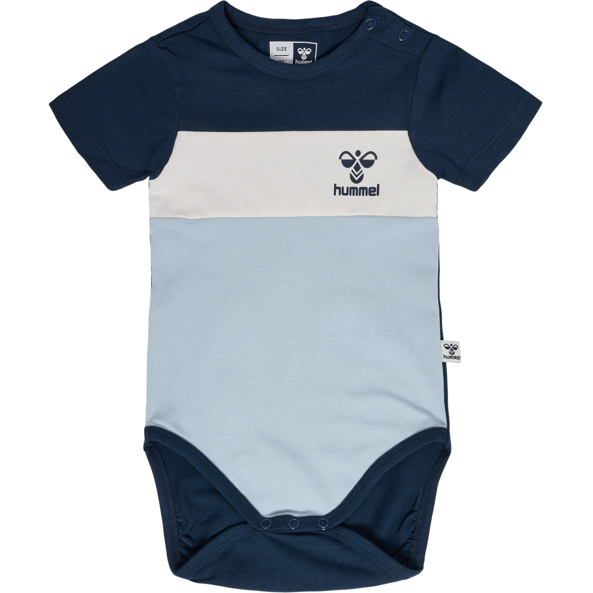 hummel Infant & Toddler Azur Block Bodysuit Short Sleeve-1