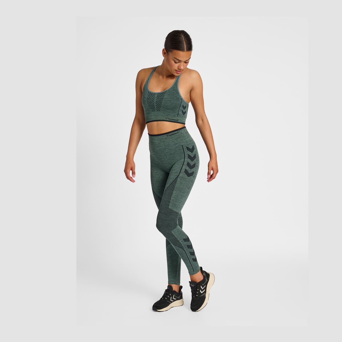 hummel Women's Mindful Training Aly Seamless High Waist Tights-3
