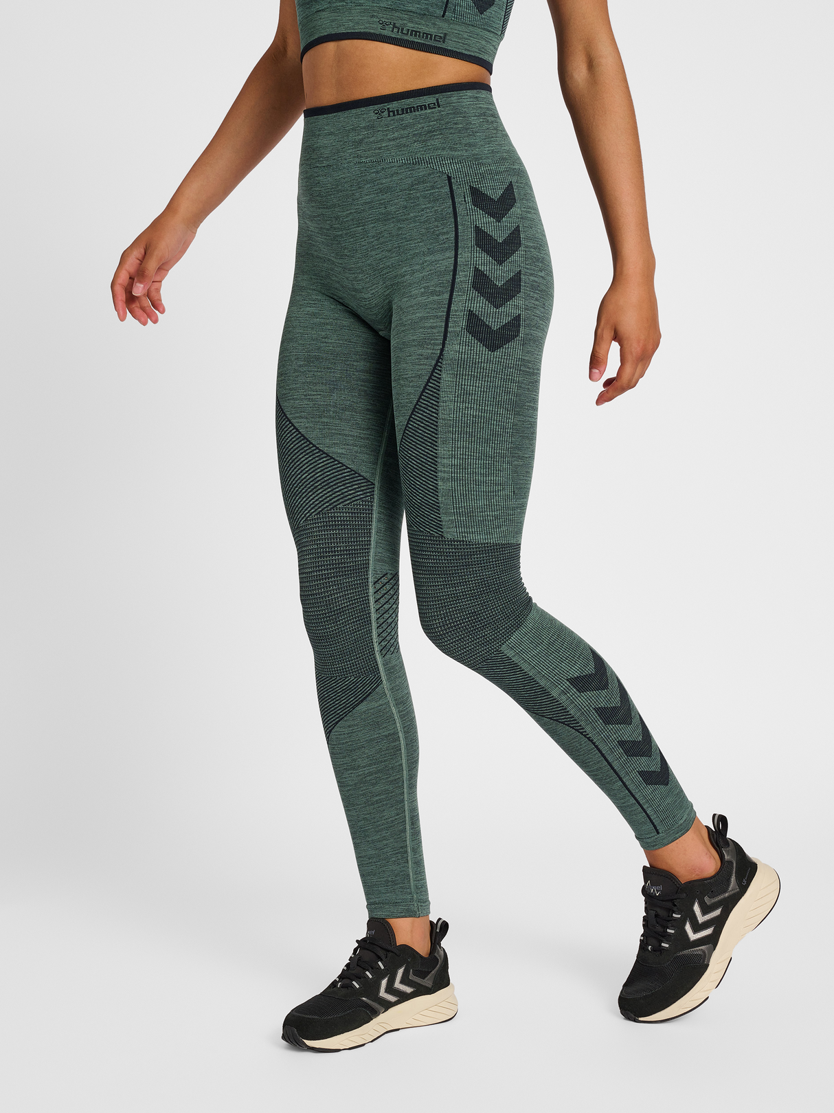 hummel Women's Mindful Training Aly Seamless High Waist Tights-1
