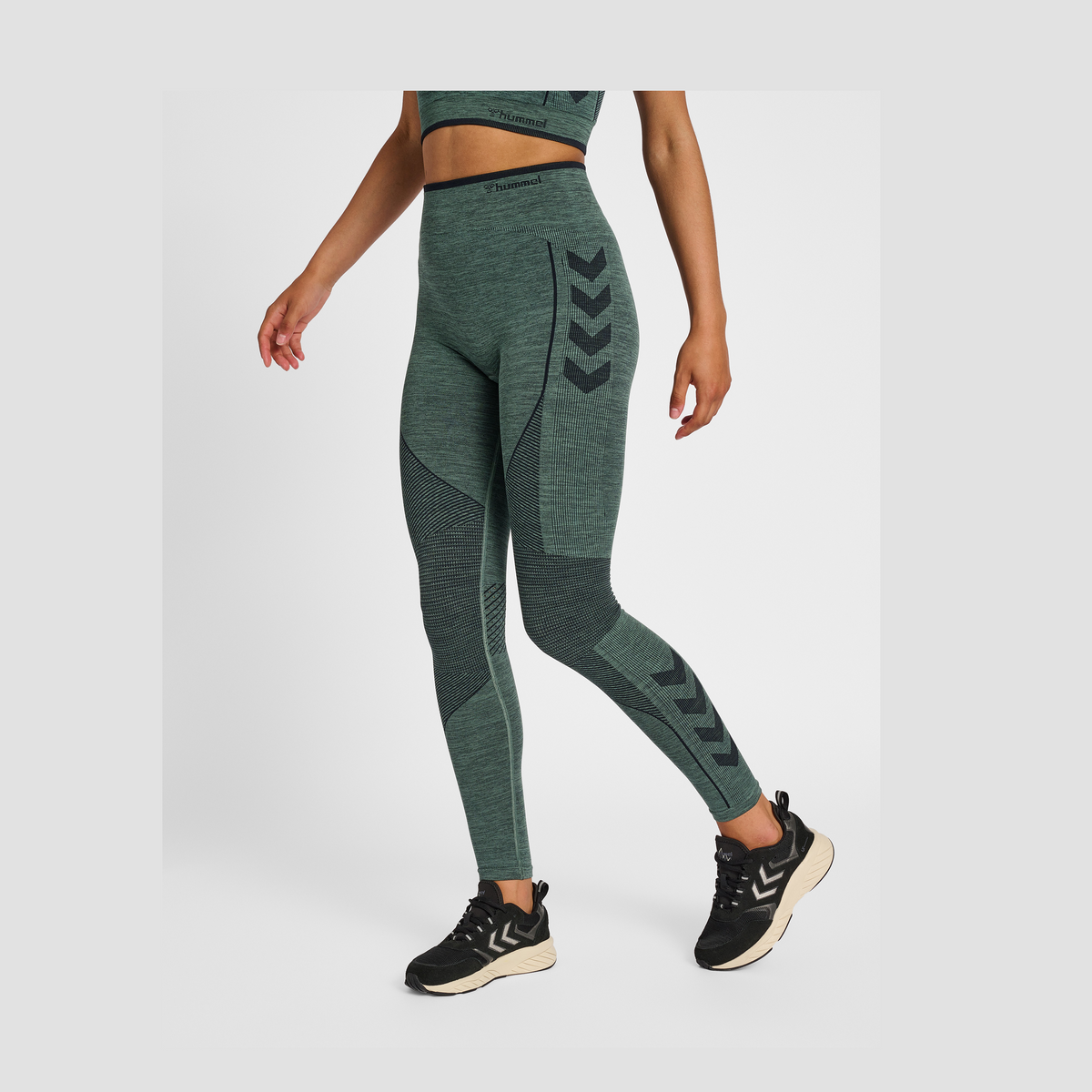 hummel Women's Mindful Training Aly Seamless High Waist Tights-1