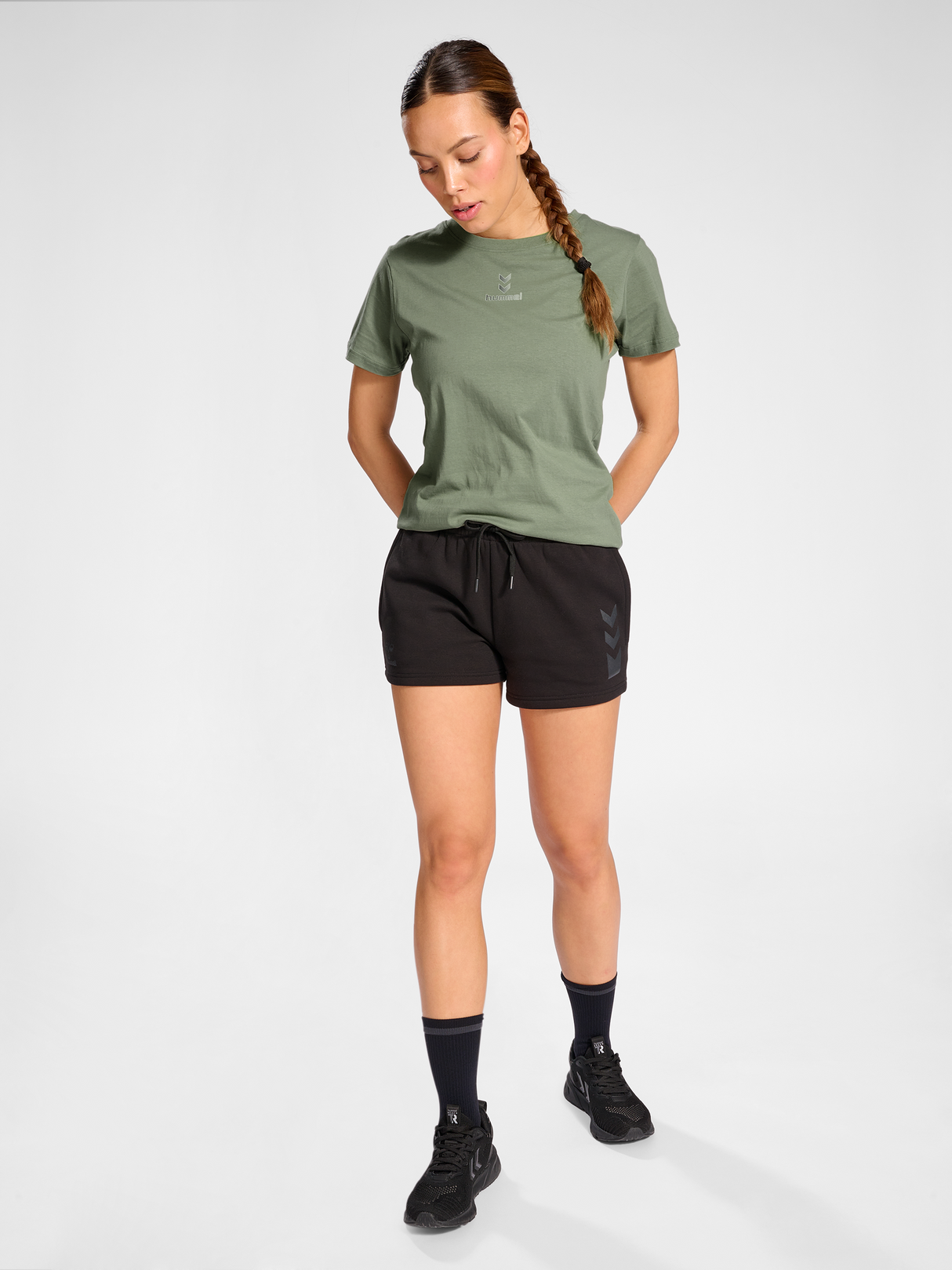 hummel Women's Active Chevrons Cotton Tee Short Sleeve-4