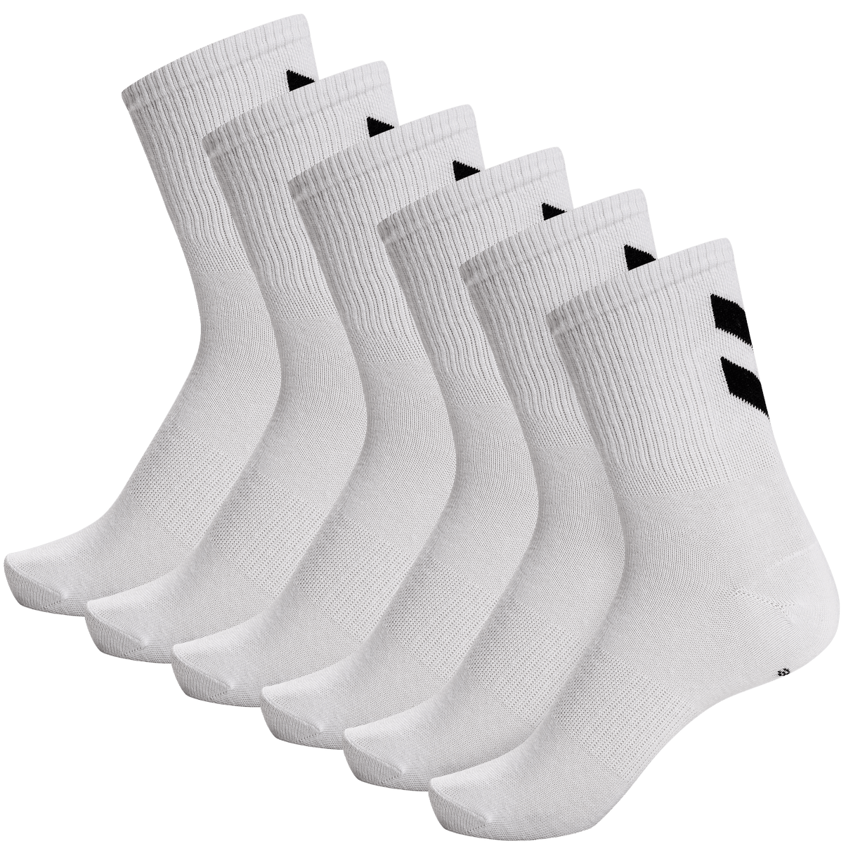 hummel Unisex Chevron 6-Pack Socks-1