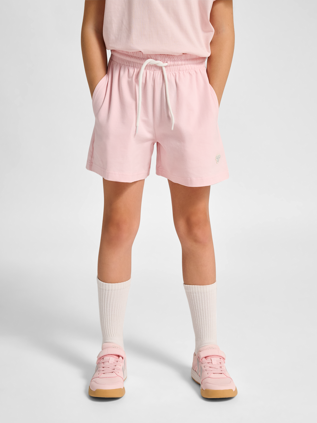 hummel Youth Loose Solid Shorts-5