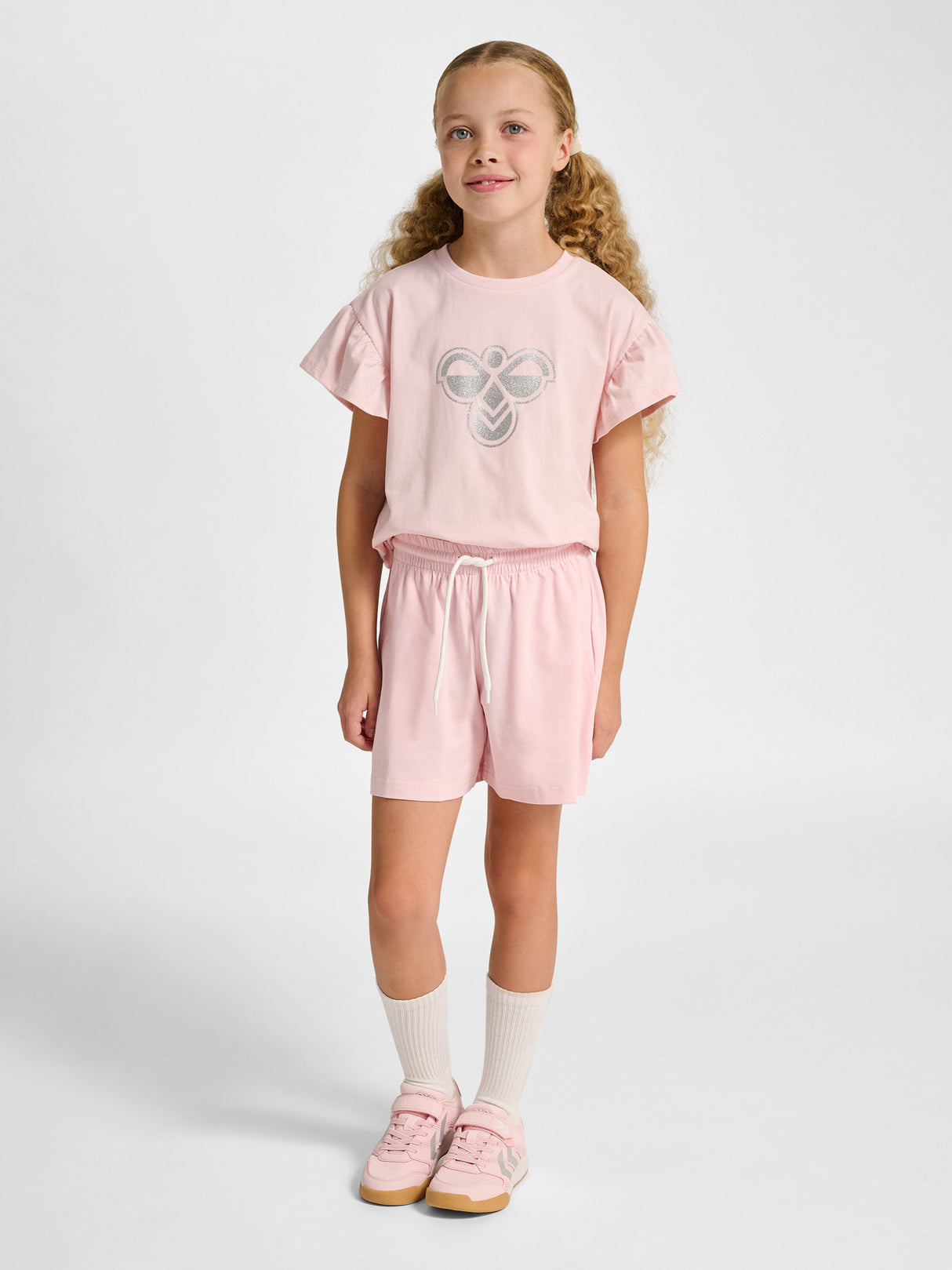 hummel Youth Loose Solid Shorts-6