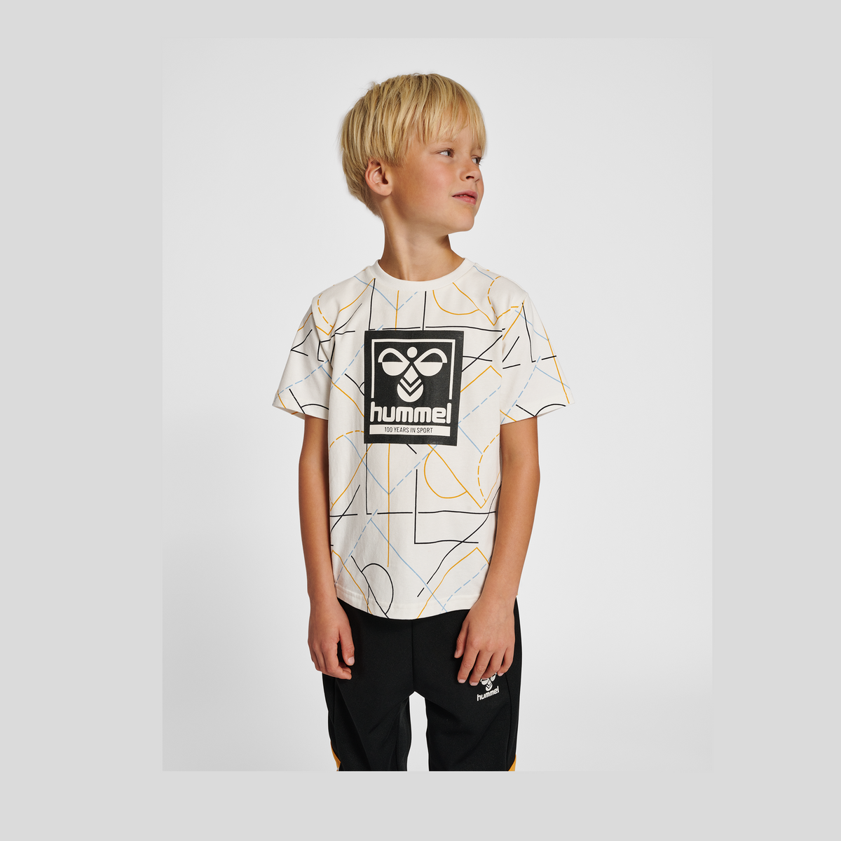 hummel Youth Carlos Short Sleeve T-Shirt-5