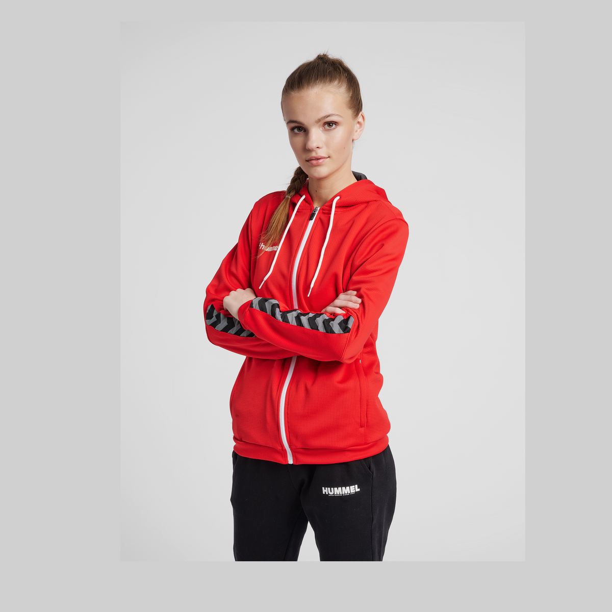 hummel Women's Authentic Poly Zip Hoodie-4
