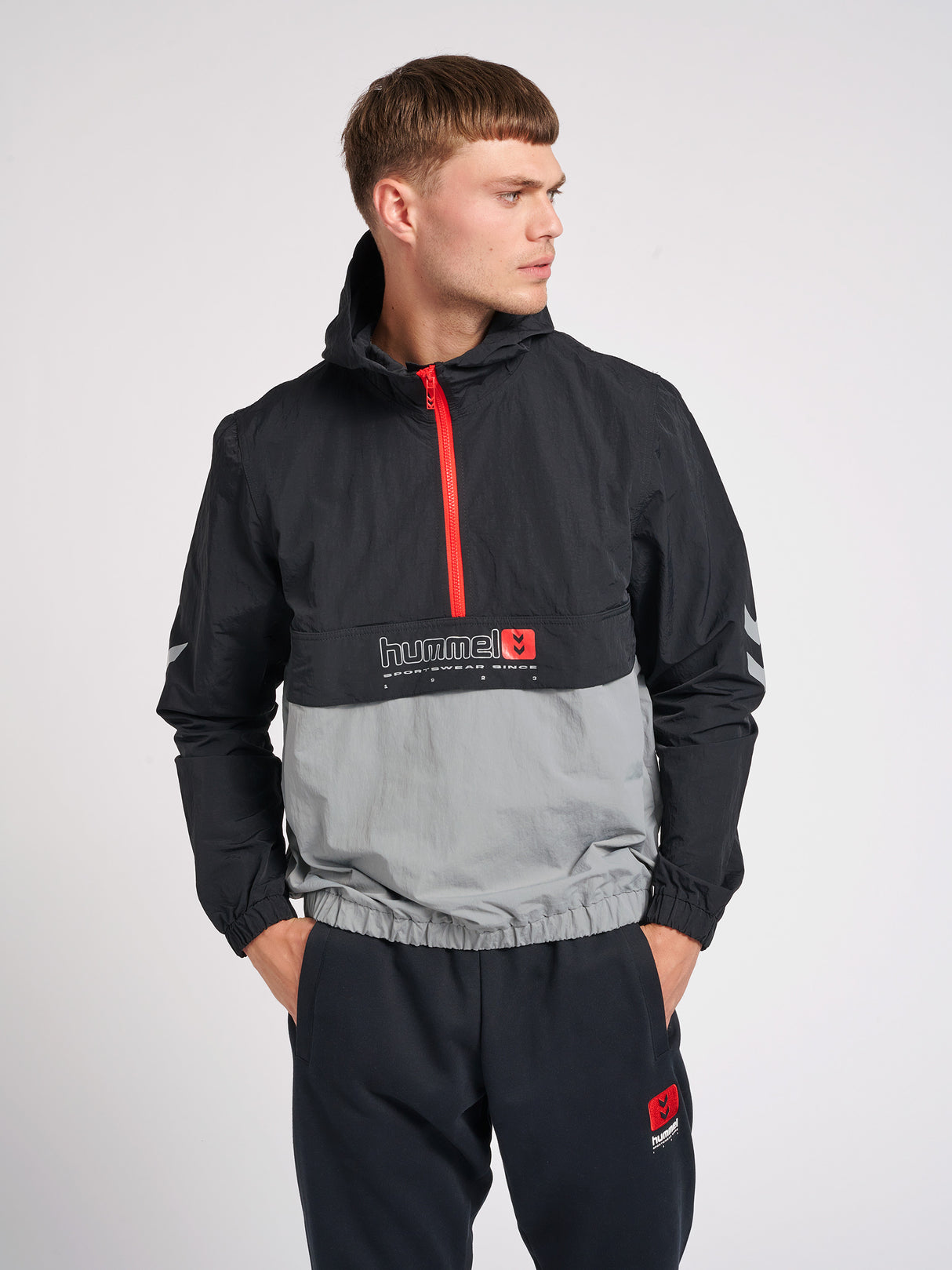 hummel Unisex Legacy Musa Woven Half Zip Jacket-7