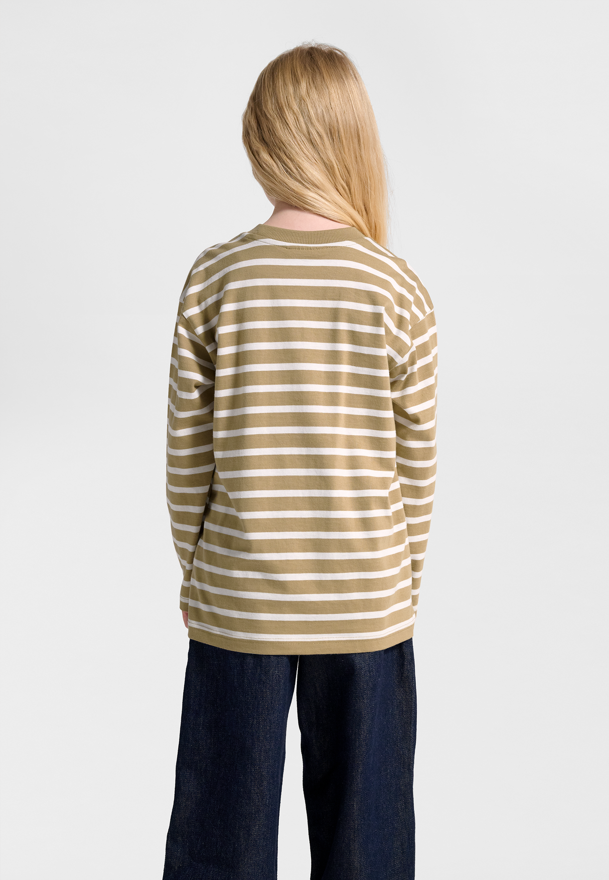 hummel Youth Loose Stripe Long Sleeve T-Shirt Bee-4