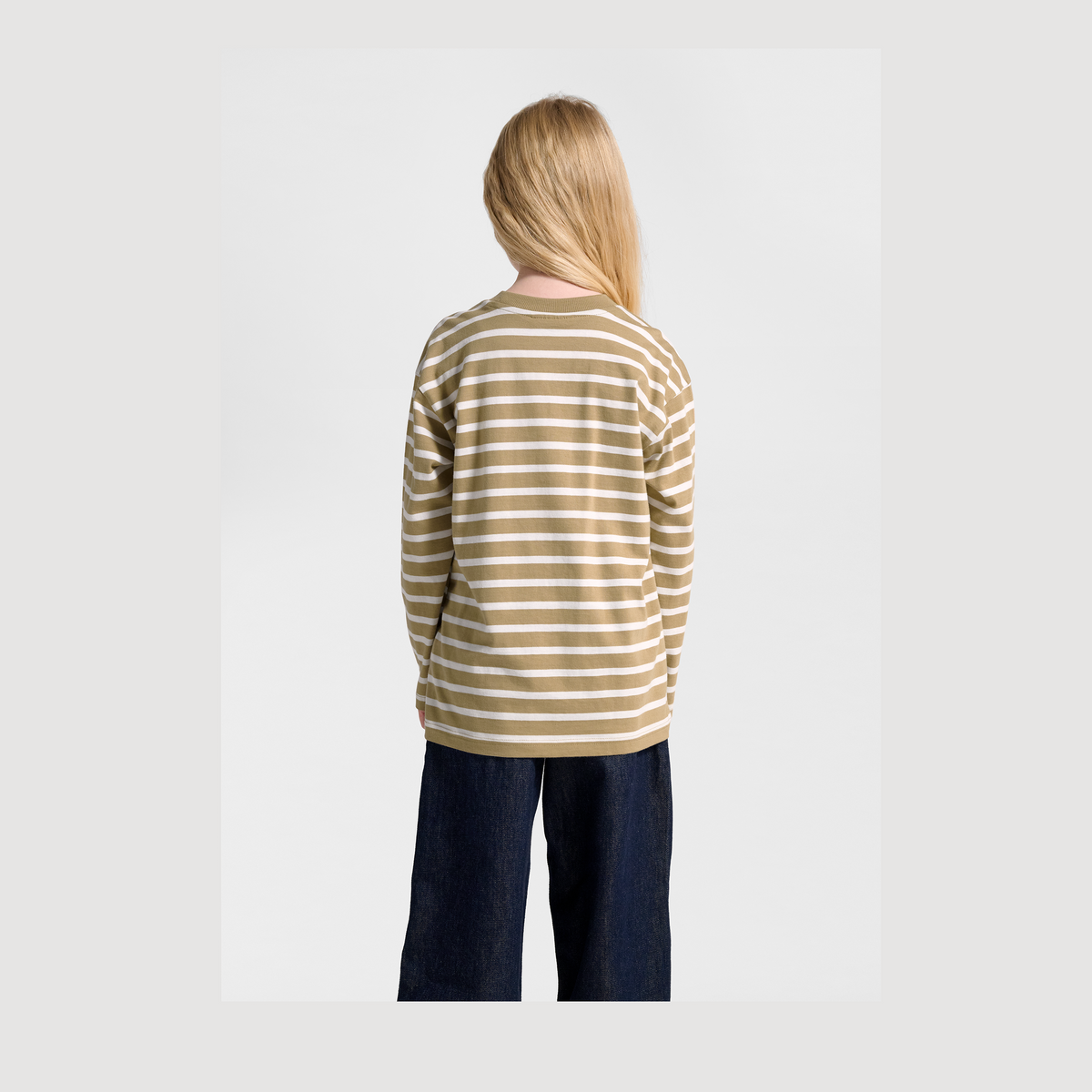 hummel Youth Loose Stripe Long Sleeve T-Shirt Bee-4