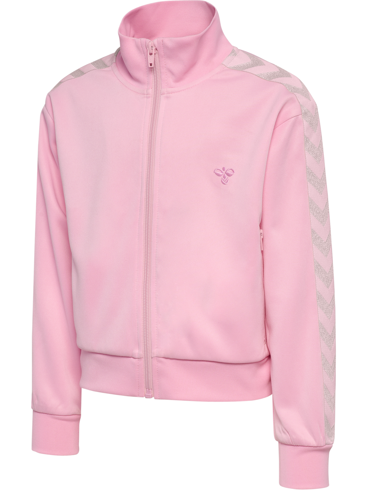 hummel Youth Regular Poly Tape Zip Jacket-1