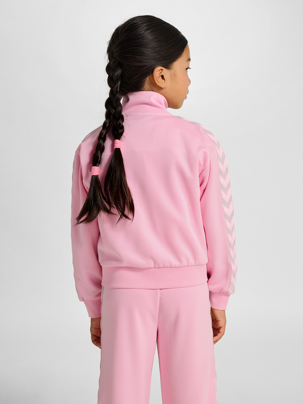 hummel Youth Regular Poly Tape Zip Jacket-5