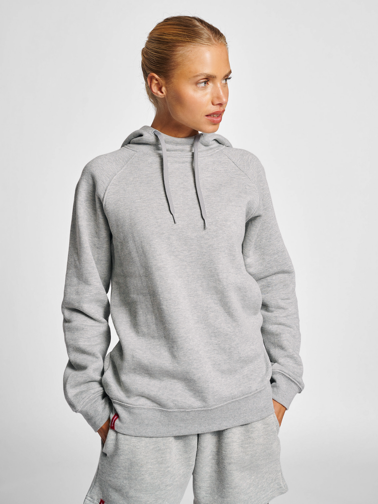 hummel Women's Red Heavy Hoodie-5
