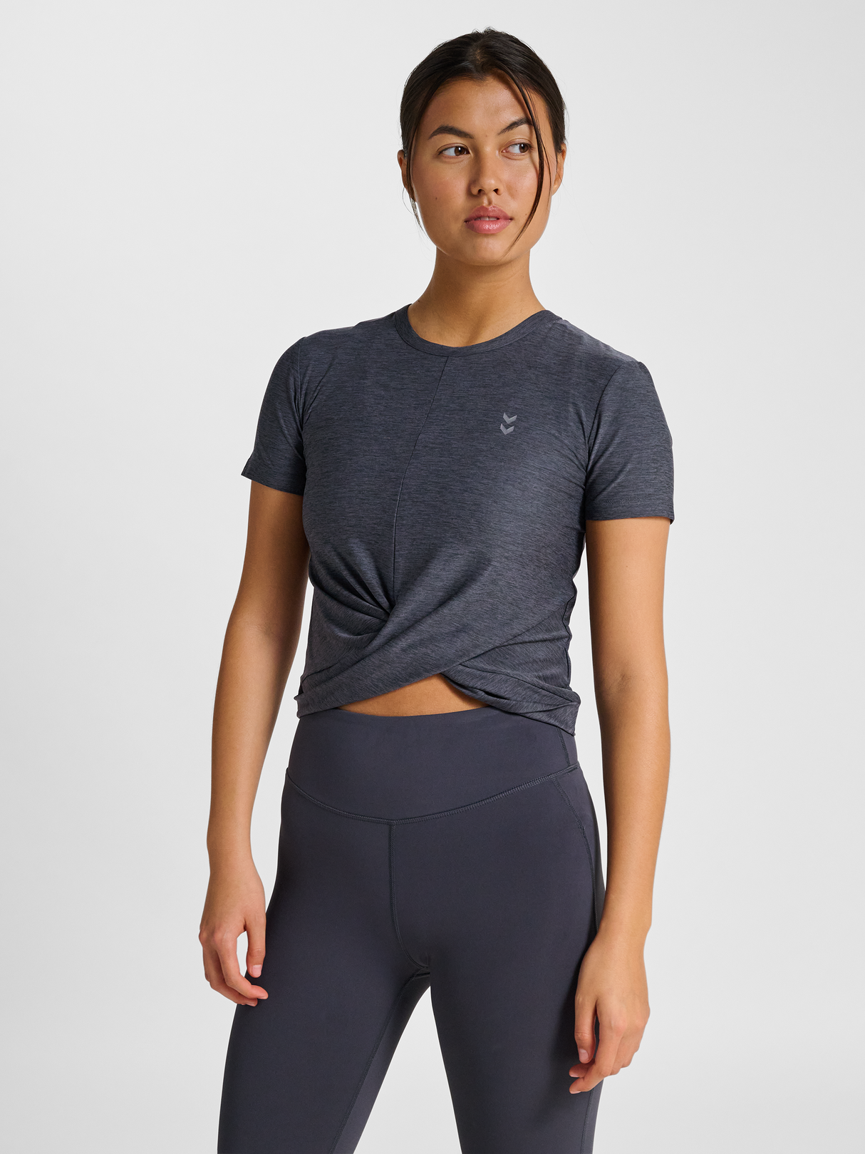 hummel Women's Yoga Wrap Short Sleeve T-Shirt-6